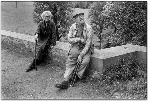 Old Couple, Carcassonne, France, 1970
