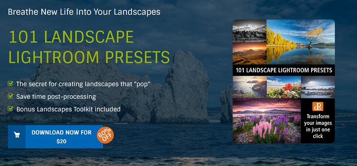 101 Landscape Lightroom presets