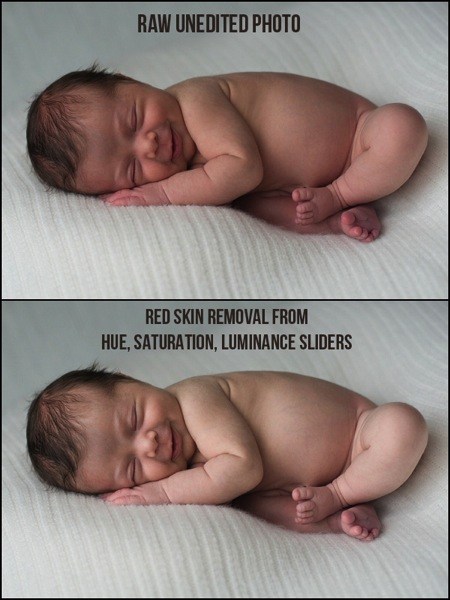 Lightroom редактирование фото новорожденных