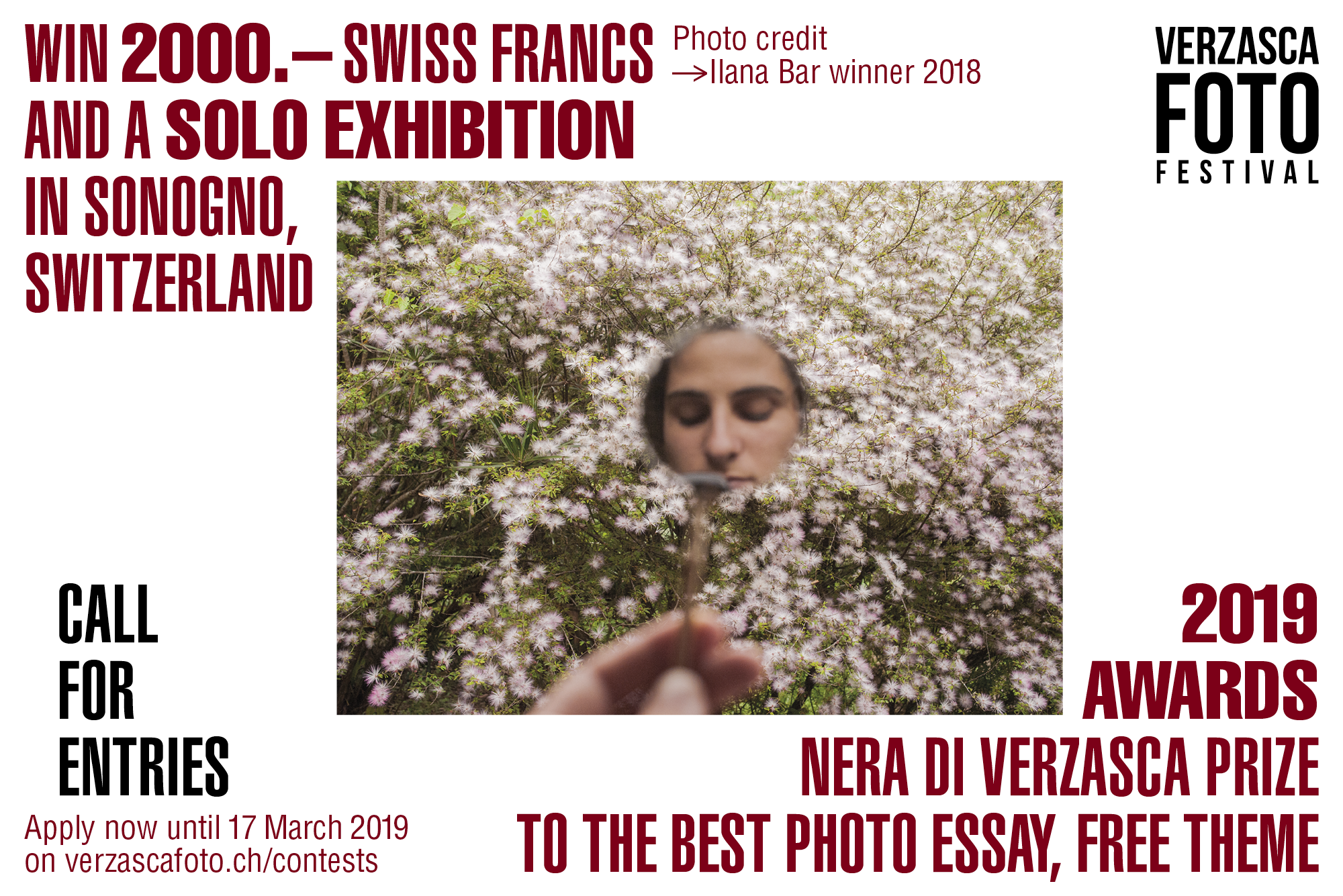 Verzasca Foto Festival Awards -2019 NERA PRIZE